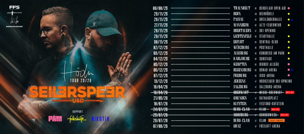 SEILER UND SPEER - Hödn Tour 25/26